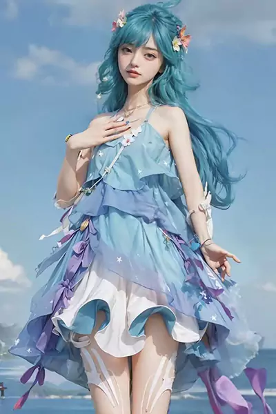 王者栄耀　人魚姫 　ドリア　コスプレ衣装