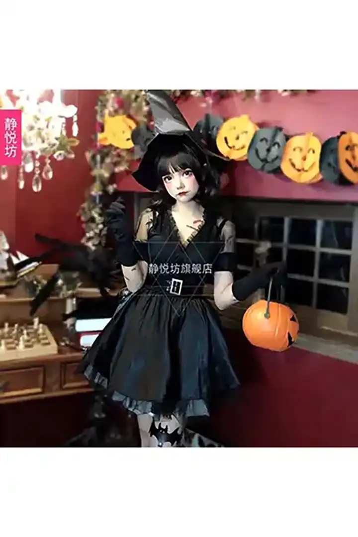 ハロウィンコスプレ子供魔女