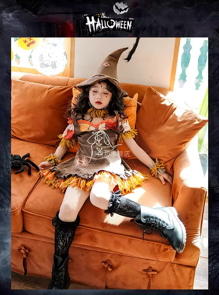 子供用女装ハロウィンコスプレ