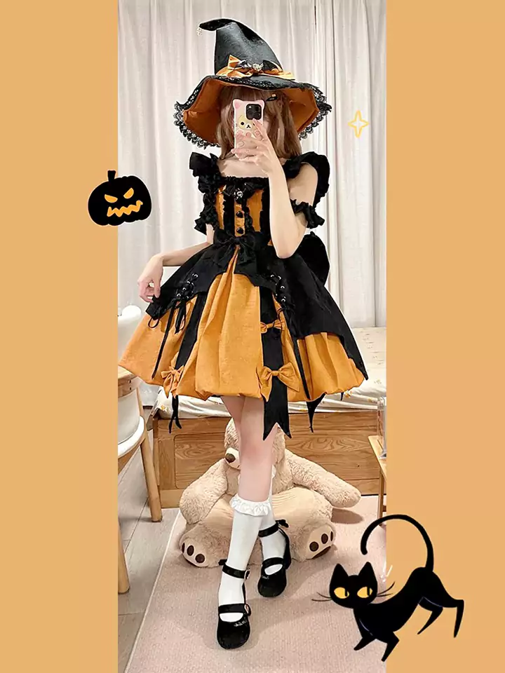 かわいいハロウィンのコスプレ衣装